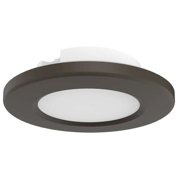 Nuvo 4 Inch, LED Surface Mount Fixture, CCT Selectable 3K/4K/5K, Bronze 62/1583